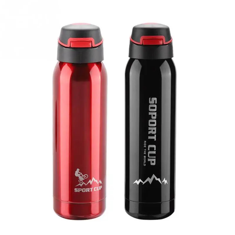 

500ml Stainless Steel Bottle Vacuum Insulated Straw Cup Mug Sport Water Bottle Portable Vacuum Drinkware
