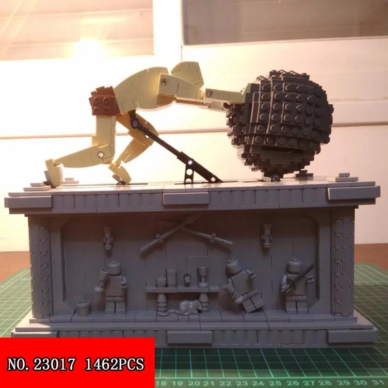 

New Lepin 23017 Block Science And Technology Of Engineering Column West Firth Dynamics Sculpture 2018 Building Blocks 1462pcs
