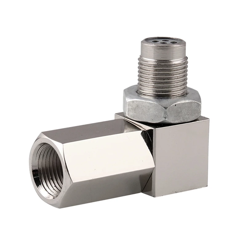 

90° Sensor Spacer Engine Light Cel Check Bung Catalytic Converter For O2