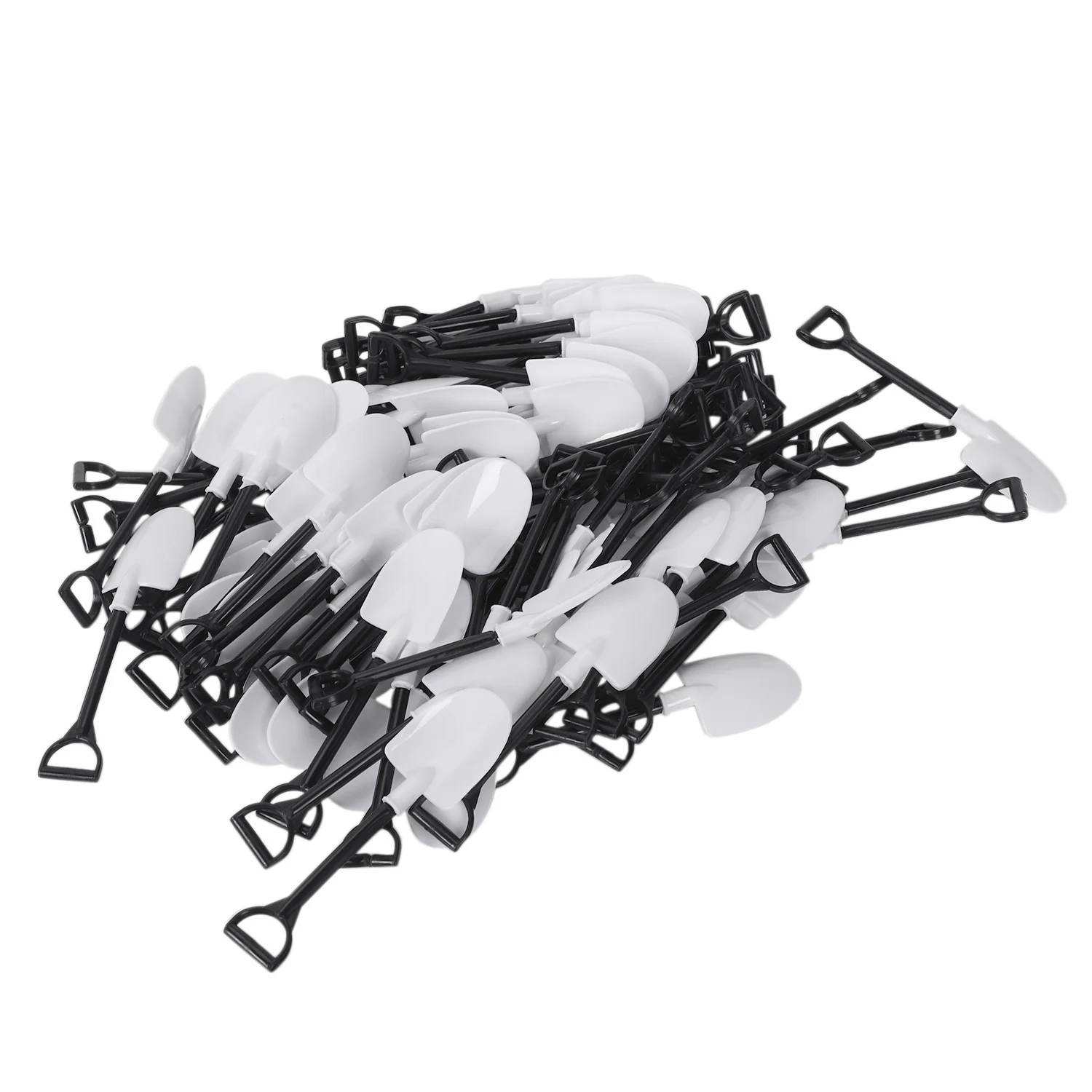 

100Pcs Plastic Disposable Mini Shovel Spoon Potted Cake Ice Cream Garden Party