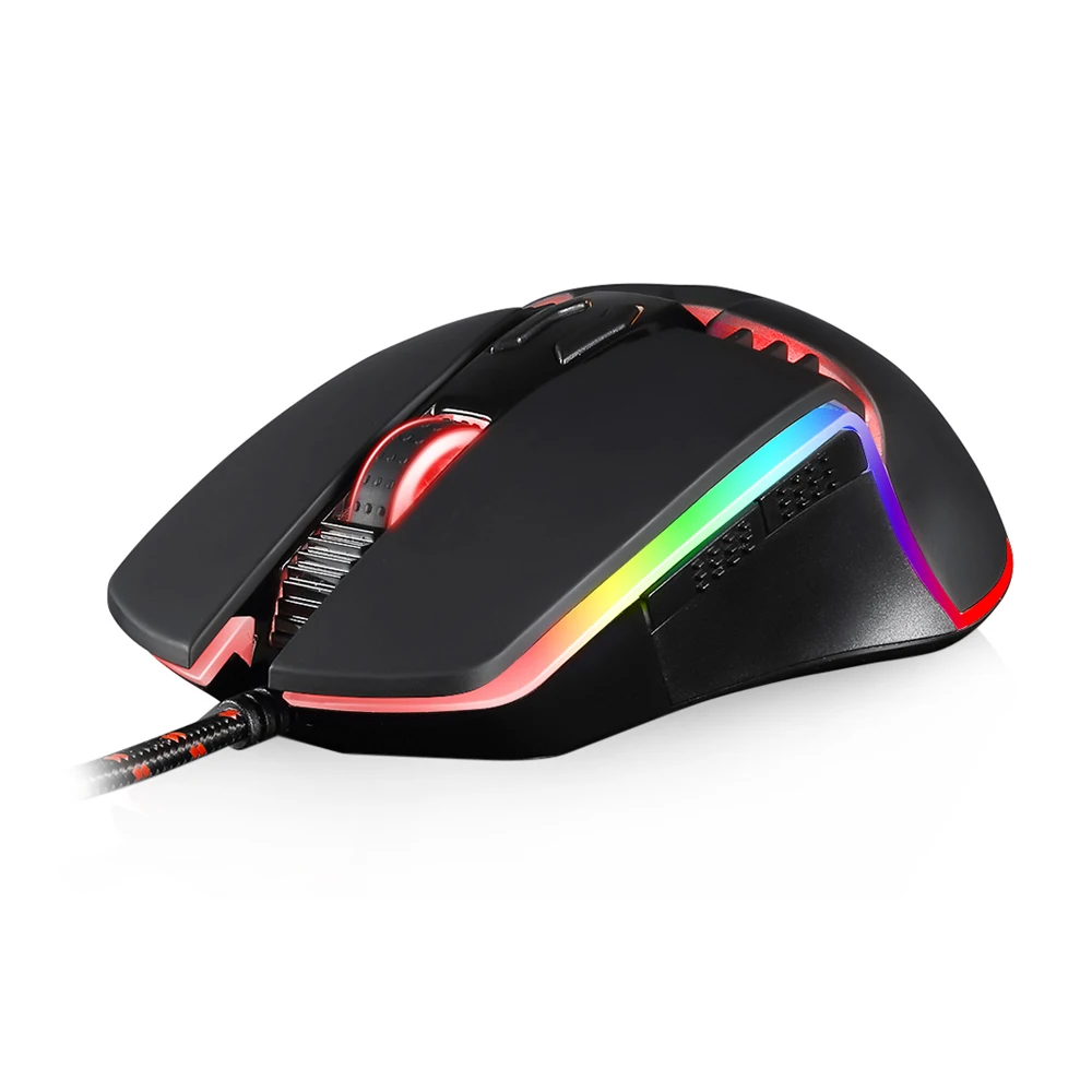

Motospeed V20 Professional USB Wired Gaming Mouse with LED Backlit Display 50000 DPI Game Mouse for PC