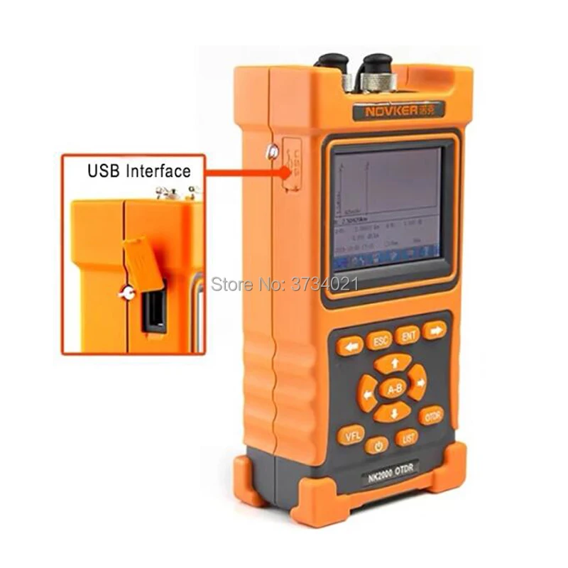 Портативный мини OTDR Ftth NK2000 1310/1550nm 30/28dB интегрированный VFL сенсорный Экран