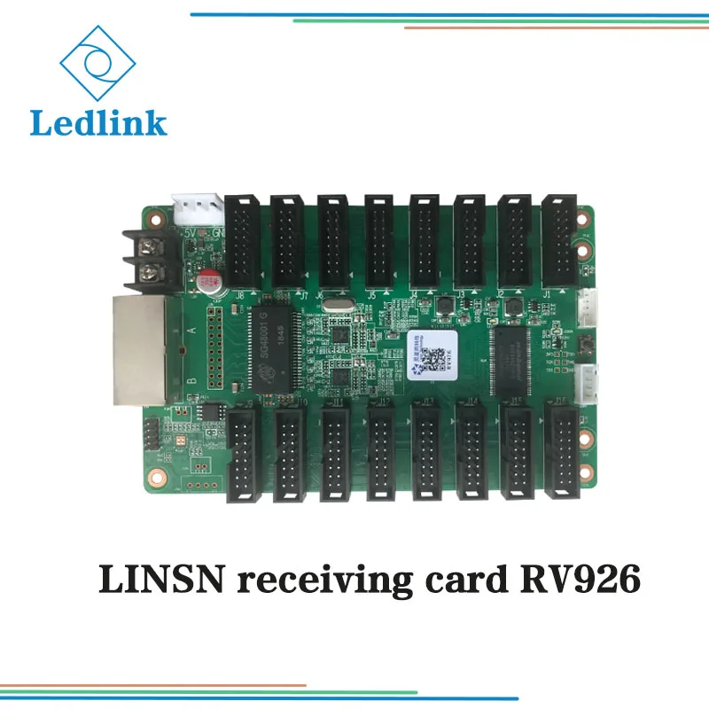 

Ledlink LINSN RV926 led display screen receiver cards 16 pcs hub75e led control card with 256*1024 pixels