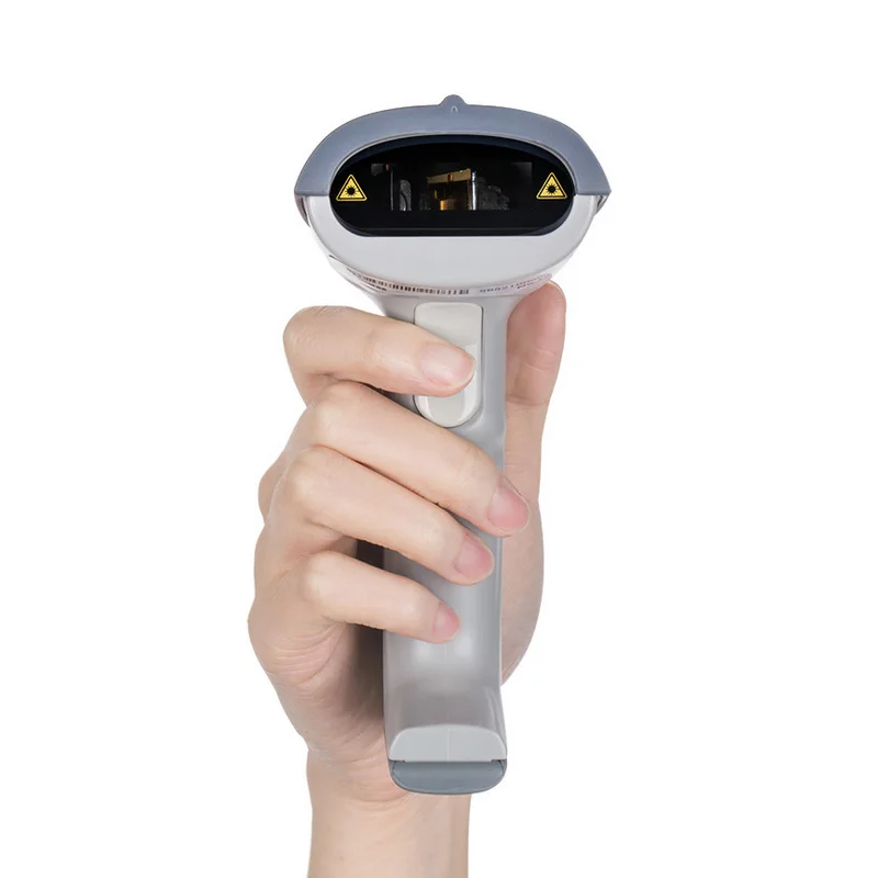 

14881 Wireless Laser BarCode Scanner USB 32 Bits One Dimensional ABS Code Scanner Laser Light Scan CMOS 300*300 Scanner