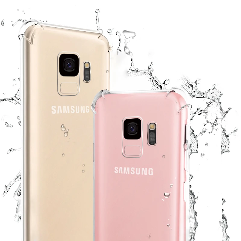 Мягкий прозрачный силиконовый чехол из ТПУ для Samsung Galaxy J3 J5 J7 2017 J4 J6 J8 A6 A8 Plus A7 2018 A6S