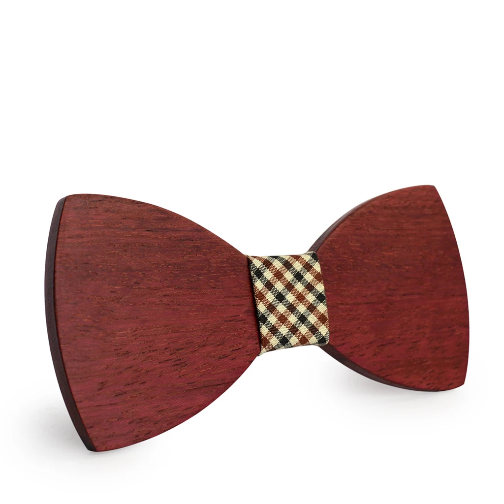 Твердый деревянный фиолетовый галстук-бабочка heartwwood ручной резной деревянный бизнес лук Горячие мужские и женские аксессуары модная индивидуальность