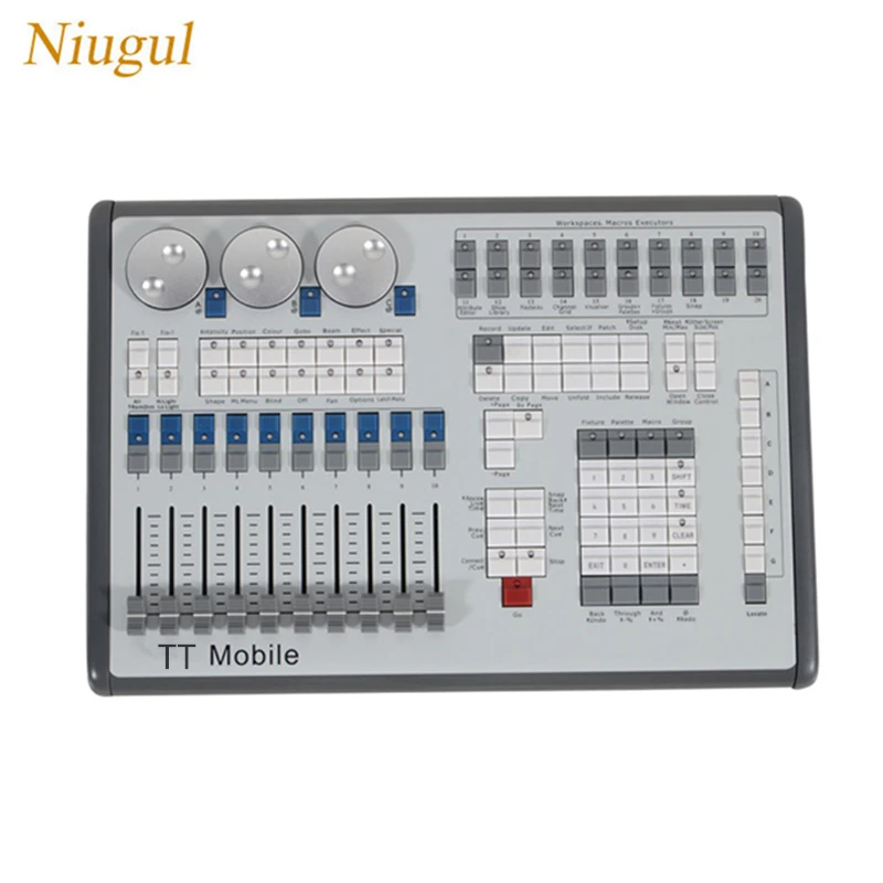 

Mobile Wing DMX Console MIDI Timecode USB Powered Titan Net Processors With Flight Case Titan Mobile Stage Light DMX Controller