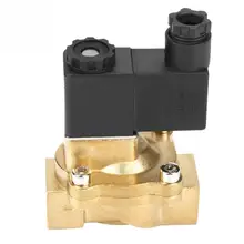 G3/8 двухпортовый двухпозиционный пилотный управляемый нормально Соленоидный клапан для воздуха, масла, воды