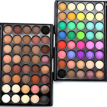 

Eye Makeup Nudes Palette 40 Colors Matte Eyeshadow Pallete glitter powder Eye Shadow Earth shadows brush set stamp pigment