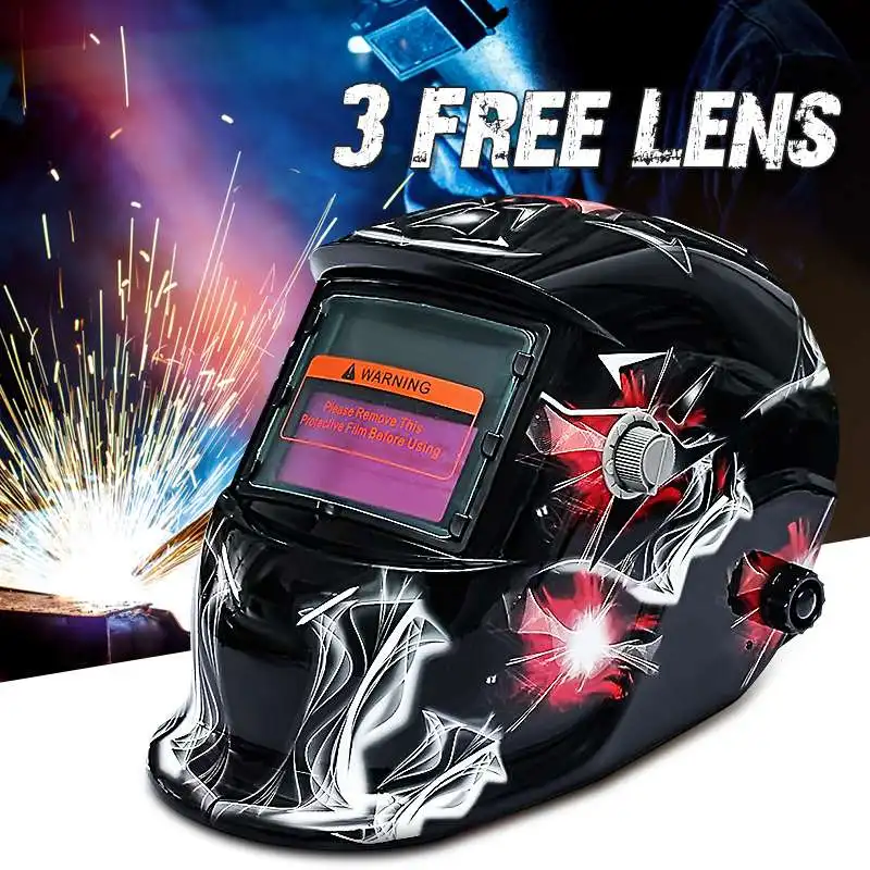 

Best Price New Pro Solar Auto Darkening Welding Helmet/Cap for Welding Machine Arc Tig Mig Grinding Welders Face Mask