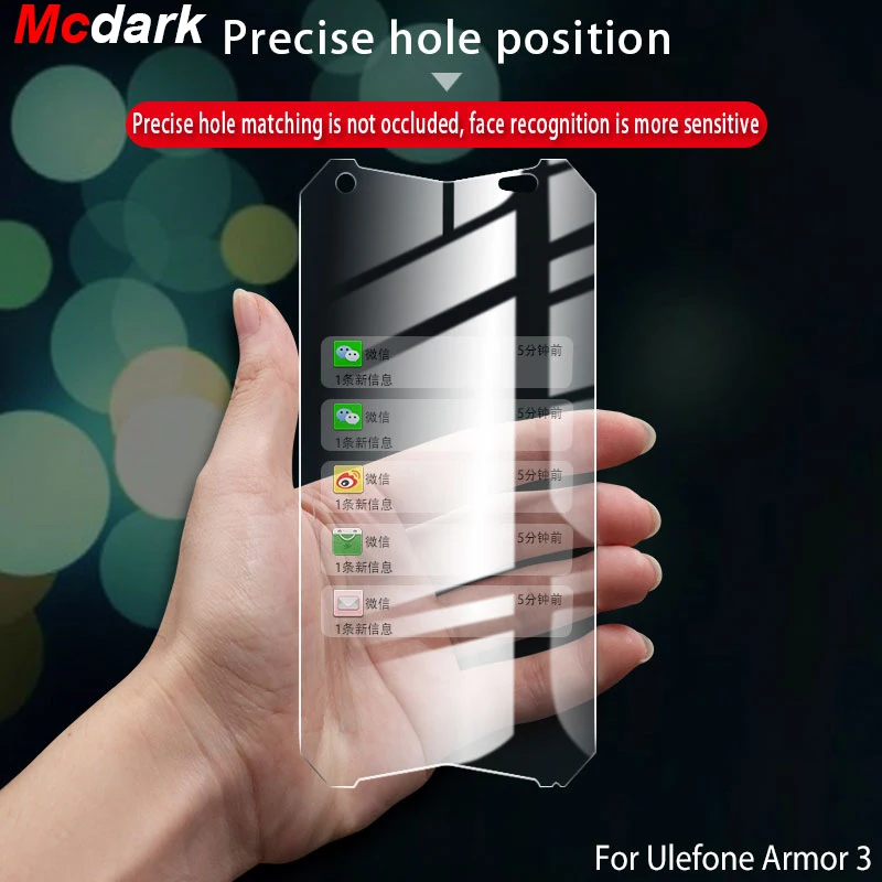 Закаленное стекло Mcdark для Ulefone Armor 3T защитная пленка экрана 3 Защитная телефона