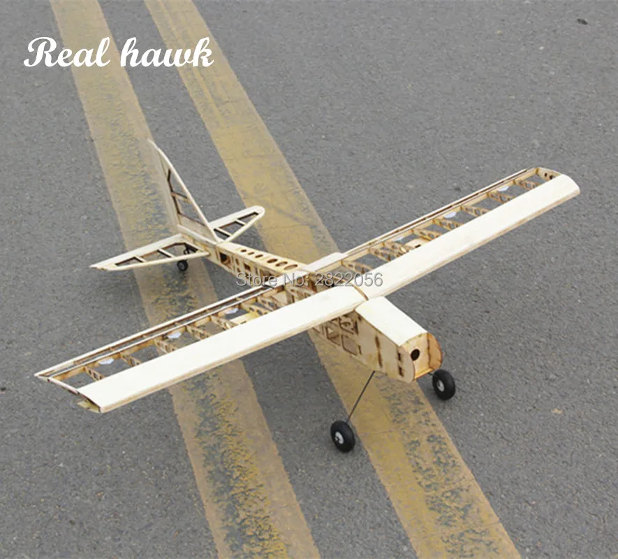 

RC AirPlanes Laser Cut Balsa Wood Airplane Kit New 2.5-4.5cc nitro trainer Frame without Cover Model Building Kit