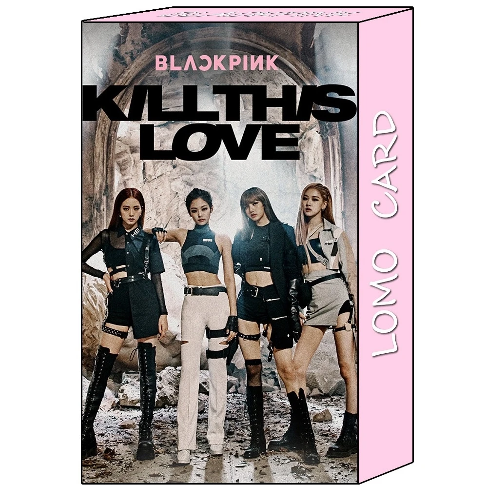 32 шт./компл. KPOP Blackpink обувь для девочек 2019 альбом Kill This Love HD ЛОМО фото карты ПВХ держатель открыток Self Made