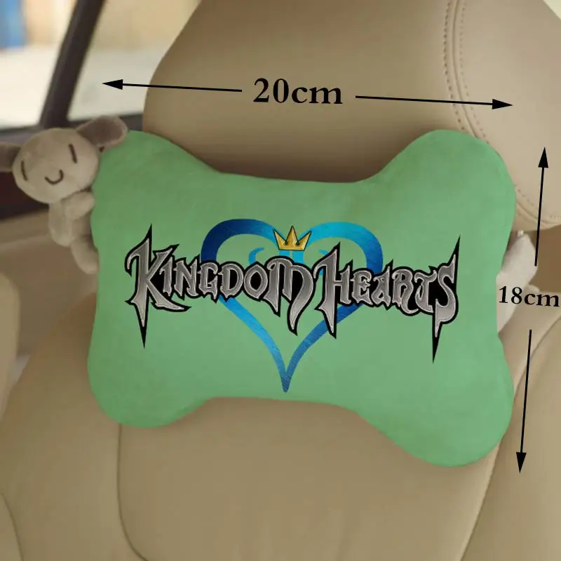 

OHCOMICS 1Piece Game Kingdom Hearts Sora Chain of Memories Car Seat Headrest Head Neck Pillow Comfortable Soft Neck Rest Support