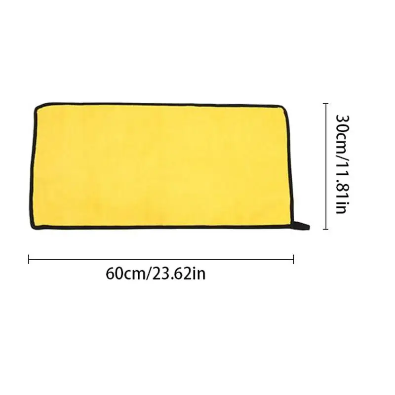 Автомойка, полотенце для чистки автомобиля, сильное поглощение воды, утолщение, не оставляя следов, детализированное полотенце для мытья автомобиля