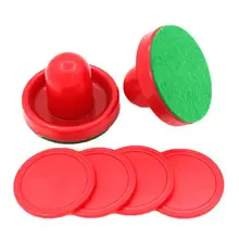 Аксессуары для воздушного хоккея 76 мм и 52 мм шайба войлочный молоток толкача взрослые настольные игры развлекательные игрушки красный HLP3800