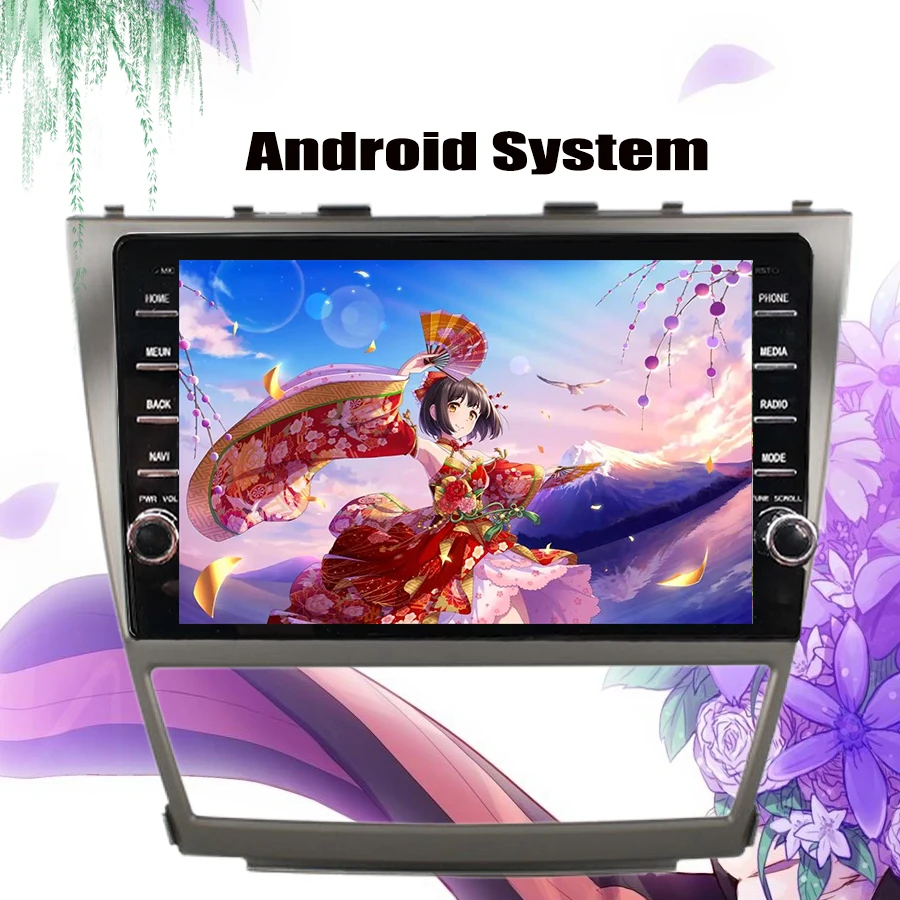 Автомобильный мультимедийный видеоплеер 4 + 64 ГБ Android 10 0 4G GPS WiFi 2din для Toyota Camry 40 50 2007