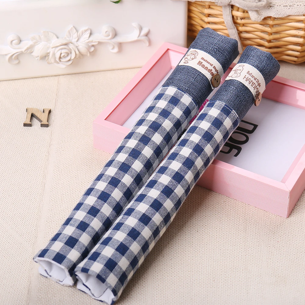Appliance Handle Cover HILIFE 1 Pair Cotton Refrigerator Door Knob Cover Home Decor Oven Door Handle Cover Handles Anti Skid Protector Gloves