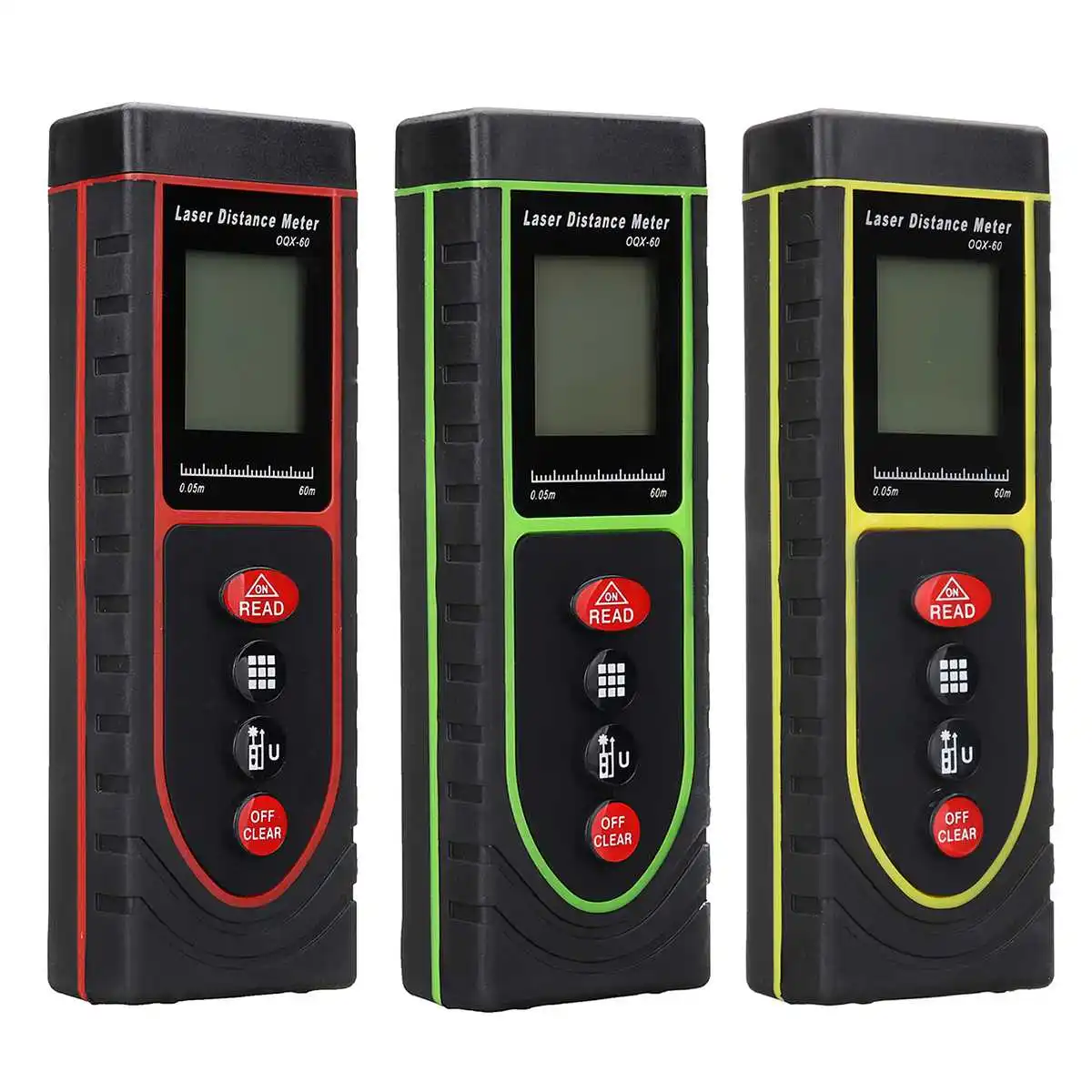

60m Digital Handheld Laser Distance Meter Range Finder Measure device ruler test tool Laser Distance Meter