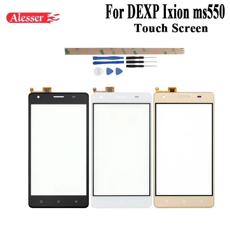 

Alesser For DEXP Ixion ms550 Sensor Touch Screen Perfect Repair Parts Touch Panel +Tools +Adhesive For DEXP Ixion ms550 Phone