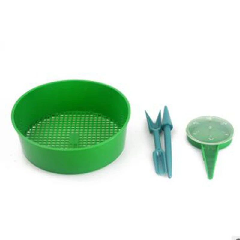 

3pcs Set Mini Gardening Hand Tools Stencils Seedling Planting Digging Transplant