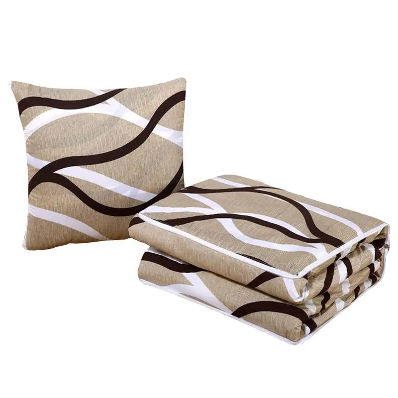 

Multi-purpose Pillow Quilt Cushion Innovative Pillow Blanket Bed Throws Soft Luxurious Throw Blanket For Office Homes Car