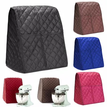 

JX-LCLYL Cloth Quilted Pocket Blender Cover Organizer Bag For Mixer Red Black Blue Coffee