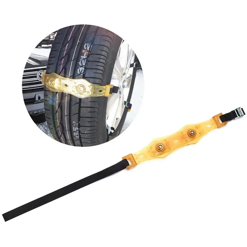 

1PC Car Antiskid Chain Non - Slip Tire Chain Universal Emergency Winter Tire Snow Chains For Snow Wetlands
