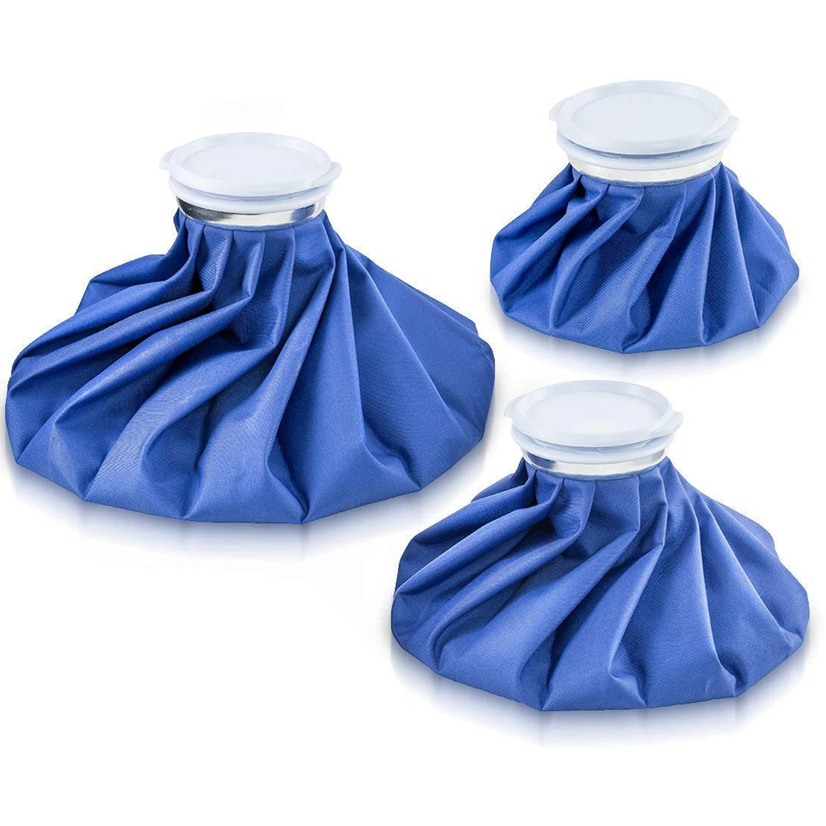 

Ice Bag Packs - Set of 3 Hot & Cold Reusable Ice Bags, Instant Relief From Pain And Swelling - Flexible Design to Perfectly Co
