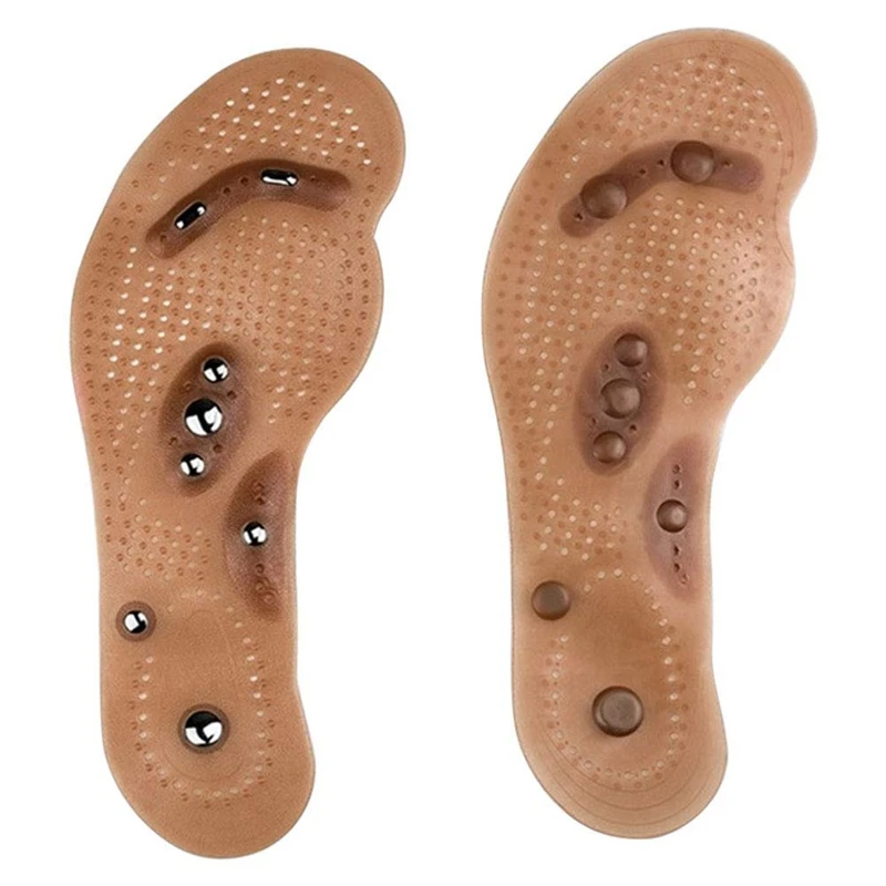 

1 Pair Foot Care Cushion Acupressure Slimming Insole Pad Magnetic Massage Shoes Insoles