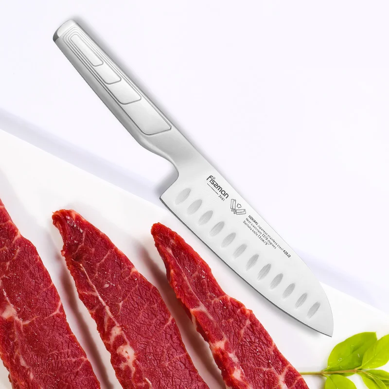Кухонные ножи из нержавеющей стали марки fussman Nowaki 420, нож для стейка Santoku
