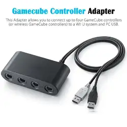 EastVita 4 порта USB для GameCube контроллер, адаптер, конвертер для NGC для wii U PND переключатель и ПК игры r20