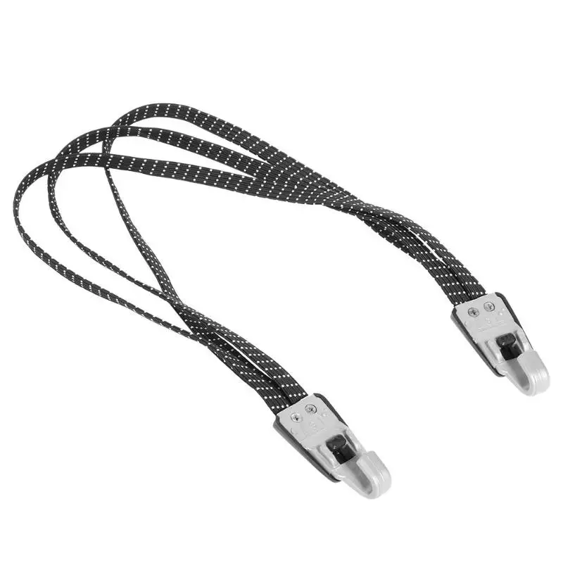

MTB Bike Luggage Carrier Retractable Elastic Band Bicycle Cargo Racks Tied Rubber Straps Rope Suitcase Band with Plastic hooks