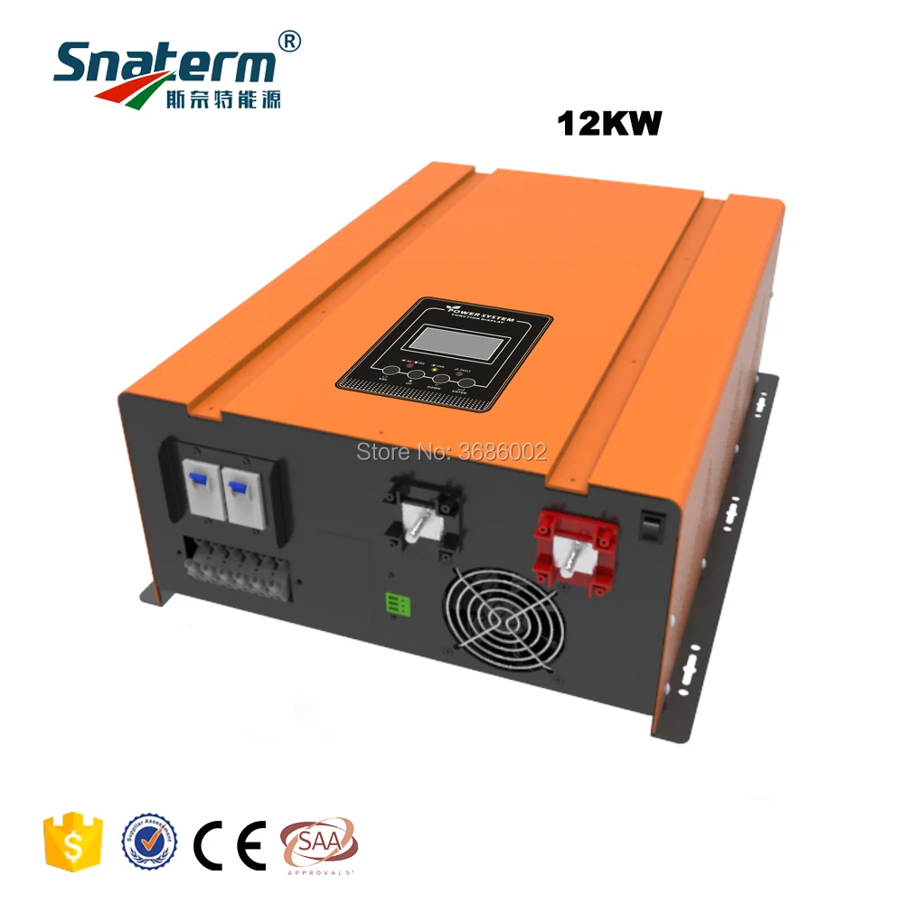 12 кВт решетки UPS инвертор солнечной чистой синусоидальной волны 48 В/96VDC до 220 В/230