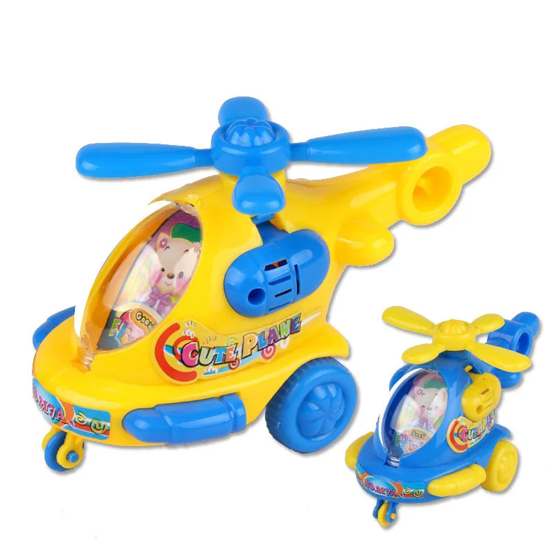 Baby Favorite Gift Cartoon Animal Wind Up Toys Helicopter Clockwork Classic Hot Unisex