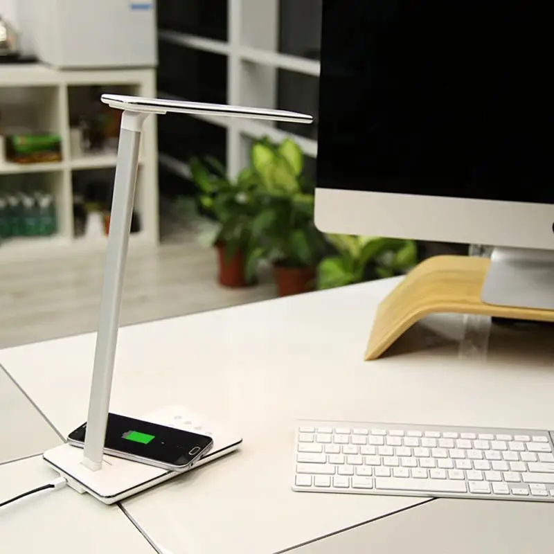

Lamp Qi Desktop Eye Protection Led Table Wireless Charging Fast Desk