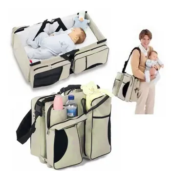 

Multifunctional Diaper Bag Baby Bed Basket Stroller Large Capacity Mummy Maternity Nursing Bag Mommy Bag for Baby Care