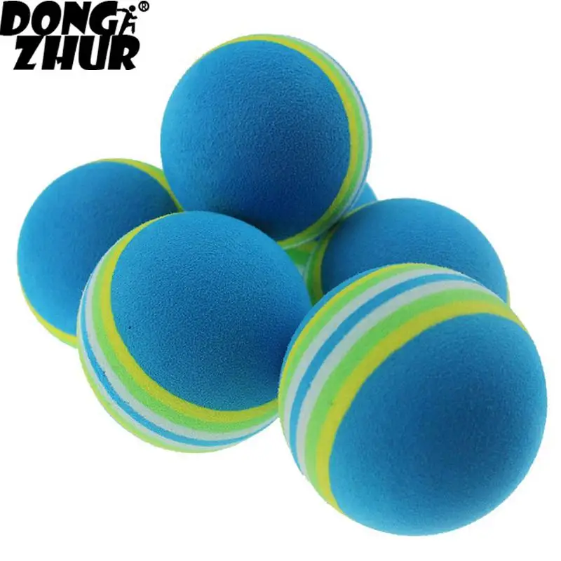 Us 0 57 29 Off New Golf Sponge Soft Rainbow Balls Golf Swing Training Balls Sponge Foam Golfer Tennis Sponge Golf Ball In Golf Balls From Sports