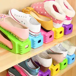 1 шт.. магазин витрина для обуви стойка для домашнего хозяйства компактный пластиковый стеллаж для хранения разноцветных органайзеров