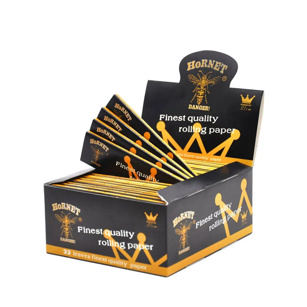 

Natural Unrefined Cigarette Filter Rolling Paper Tips For HORNET ART:11001