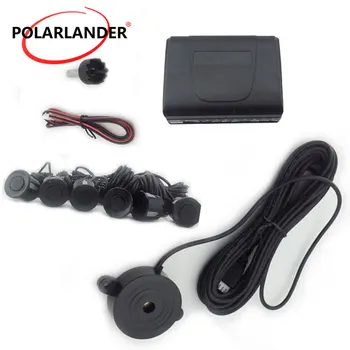 

Car Parking Sensor 12V Indicator Probe Radar Detector System Kit Monitor Auto Reverse BEBE sound Alarm 6 Sensors
