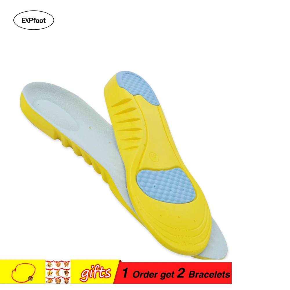 

Sports shock absorption pads running sport shoes inserts Arch Supports breathable insoles foot health care for men and women