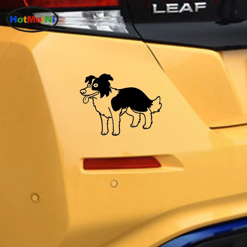 Наклейки с изображением собак HotMeiNi Border Collie светоотражающая виниловая наклейка