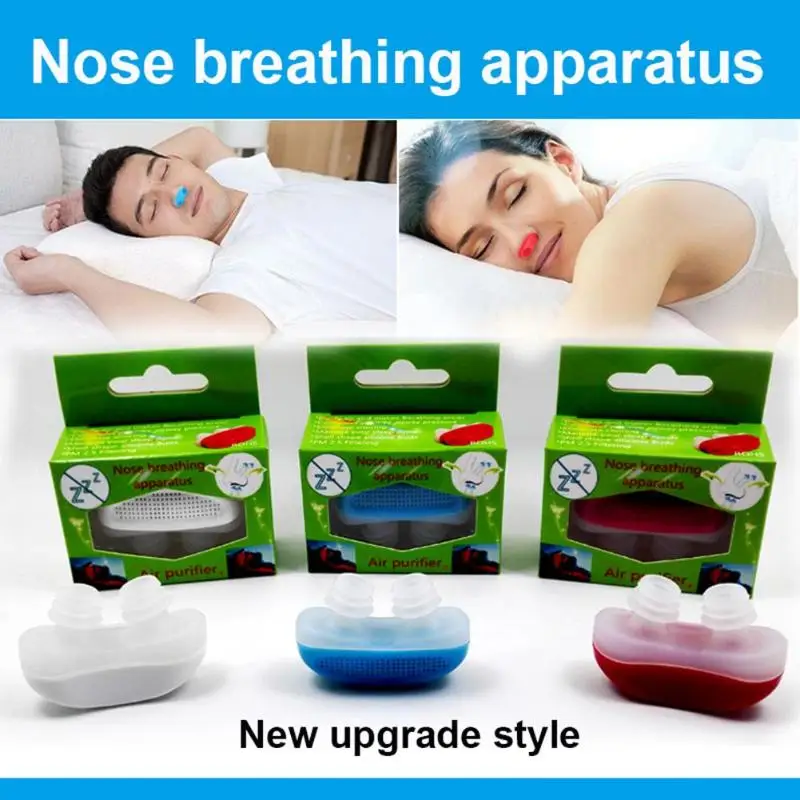 

Silicone Snoring Stop Anti Snore Nasal Dilators Apnea Aid Device Snoring Stopper Nose Clip Stop Snoring Nose Breathing Apparatus