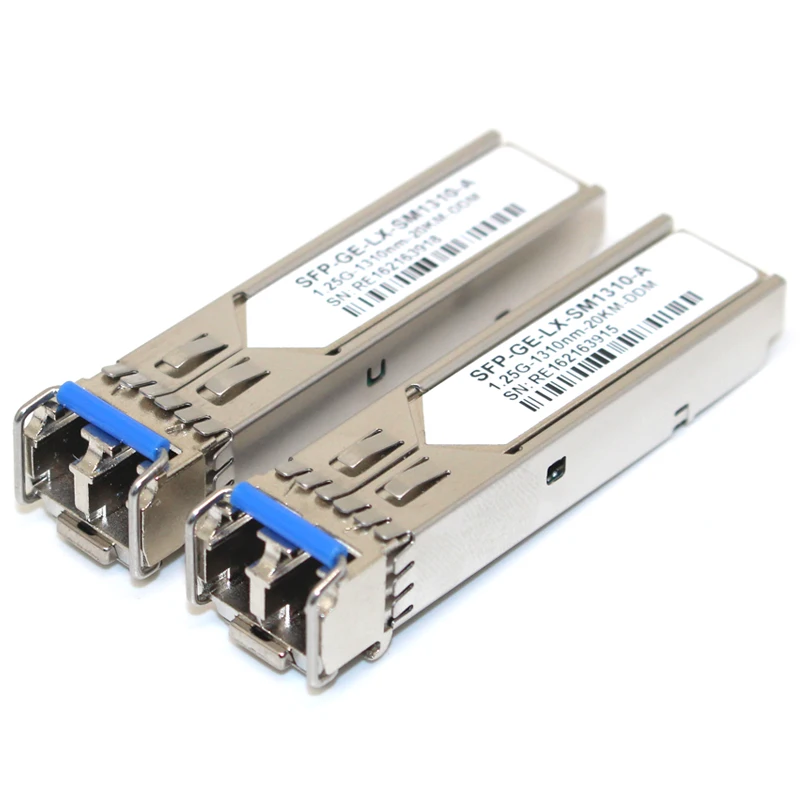 SFP модуль 155 M LC BiDi 1310nm/1550nm WDM коммутатор трансивер sfp-модуля с коммутатором Cisco с функцией DDM одномодовый