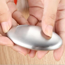 Нержавеющая сталь Мыло Устранение запахов запах для удаления запаха овальной формы шеф-повара мыло бар волшебное устранение чеснока/лука запах#20