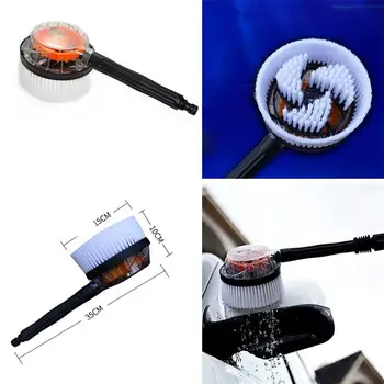 

1pc Car Wash Water Flow Brush Portable Car Washer Automatic Rotating Brush Auto Clean Tools Professional Washing Brushes Cleaner
