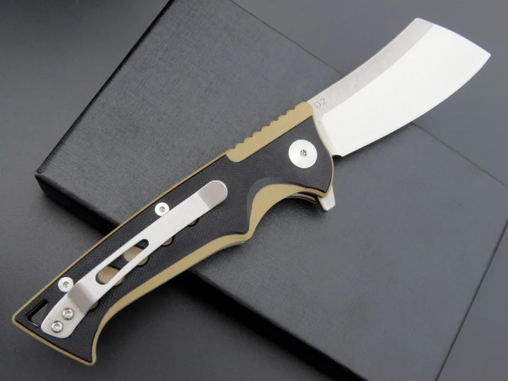 Складной нож D2 сталь + Ручка G10 охотничий Походный для выживания кемпинга EDC