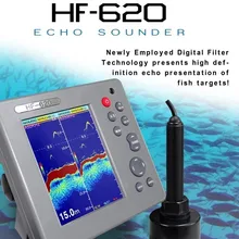Морской цвет эхолот двойной частоты 5,6 дюйма 1000 футов Matsutec HF-620