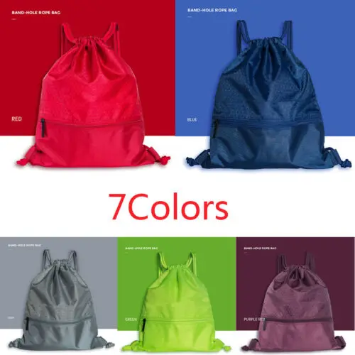 Новый Рюкзак со шнурком Cinch пакет сумка спортивная сумка школьный спортивный мешок путешествия